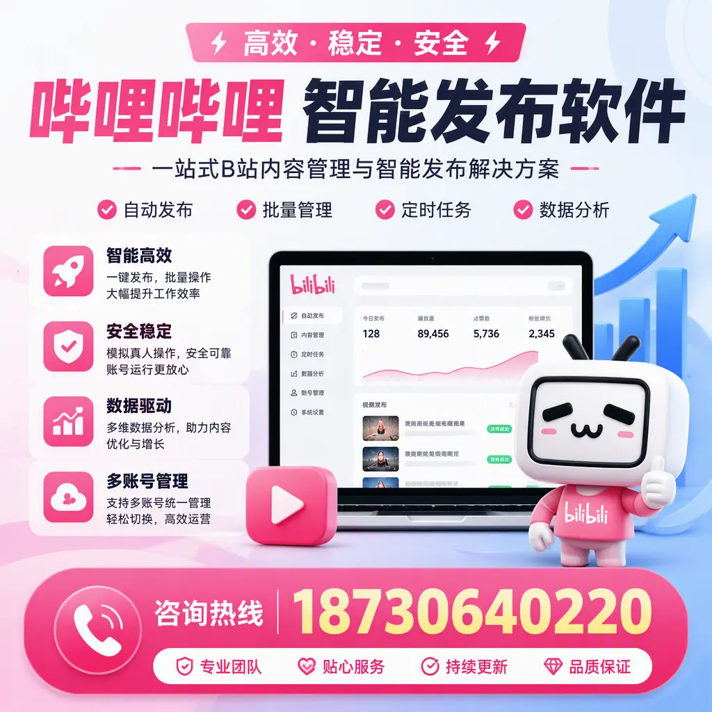 哔哩哔哩智能发布软件适用场景分析:在 锦州 的最佳实践