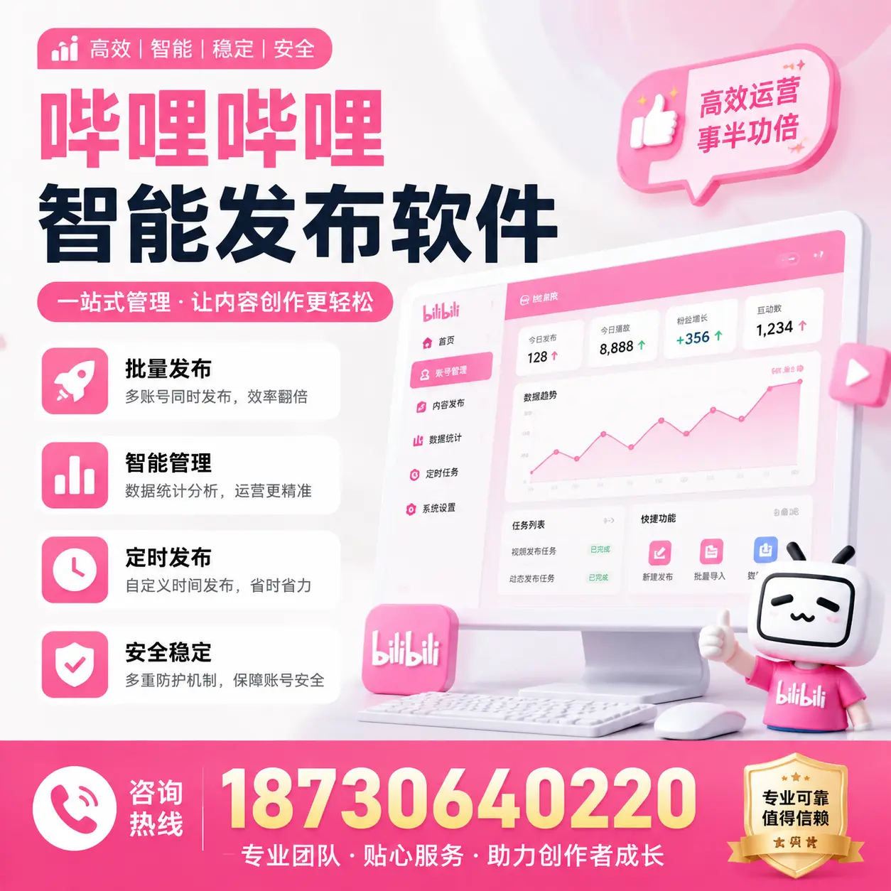 如何评估哔哩哔哩智能发布软件的ROI?锦州 企业必读